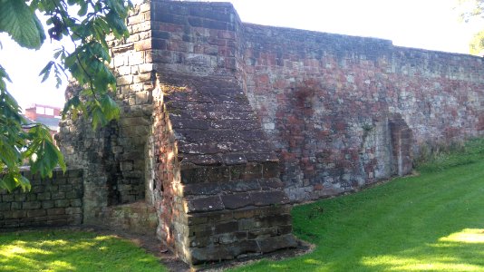 Half hexagon sentry post, from outside Carlisle city walls