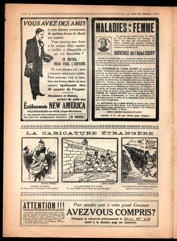 Le Pays de France, No174, scan03, Annonce1