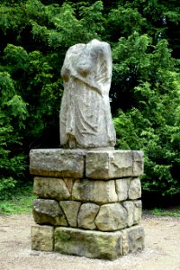 Headless statue - Studley Royal Park - North Yorkshire, England - DSC00940