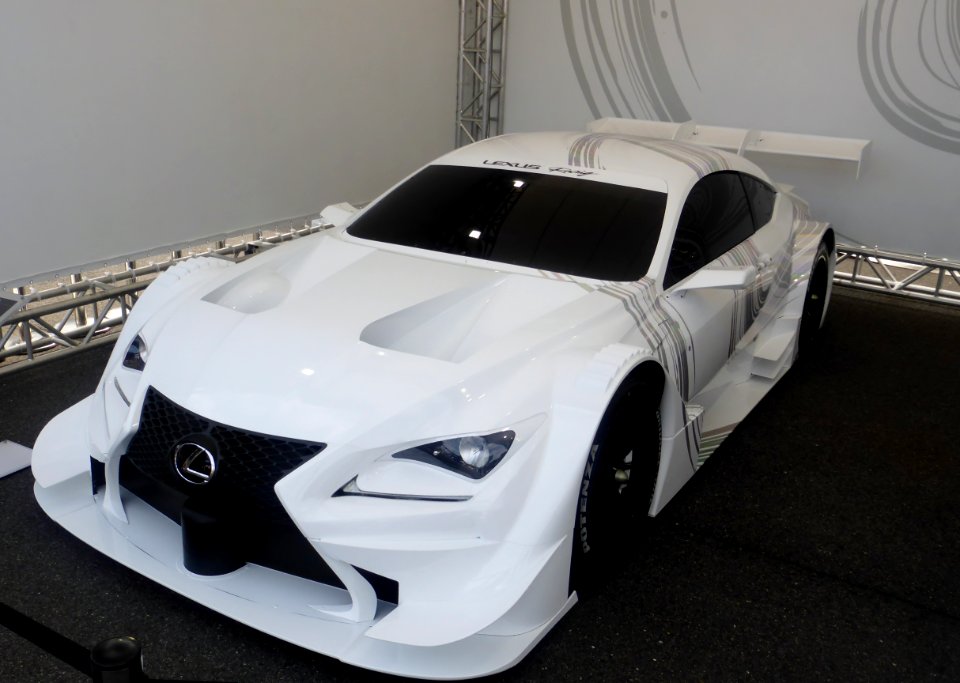 Lexus RC F GT500 exhibited at 2014 pokka sapporo 1000km