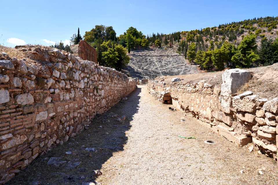 Heading to the ancient theatre of Argos on September 5, 2020