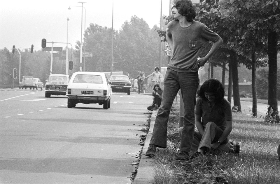 Lifters bij Utrechtse brug, Amsterdam, Bestanddeelnr 924-7584