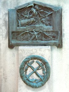 Lest We Forget detail - World War I Memorial - Marlborough, MA - DSC04387 photo