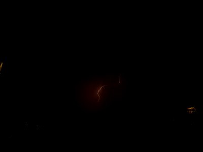 Lightning at thunderstorm from Spandauer-See-Brücke 69