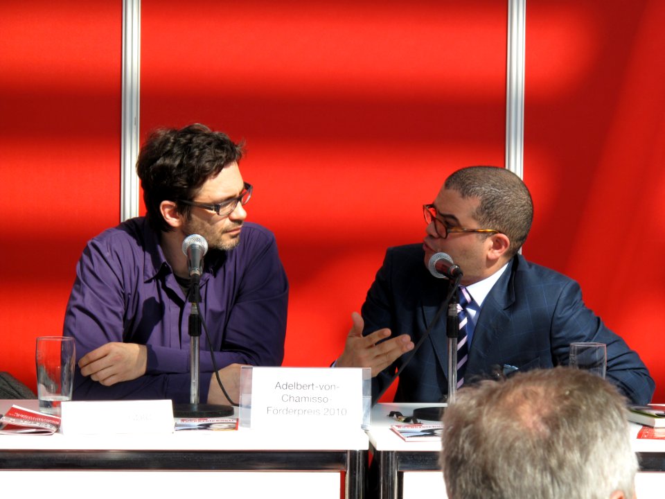 Leipziger Buchmesse 2011 Nicol Lubic und Ijoma Mangold