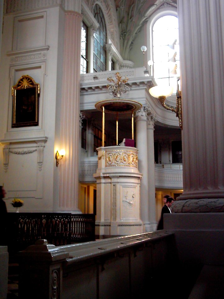 Leipzig Nikolaikirche Innen Kanzel