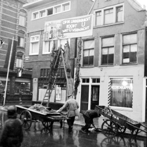 Lindengracht wordt versierd, Bestanddeelnr 902-5159