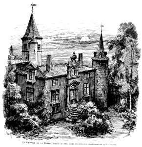 Le Lyon de nos pères, Vingtrinier et Drevet, 1901, page 006, dessin de Joannès Drevet, le château de la Buire