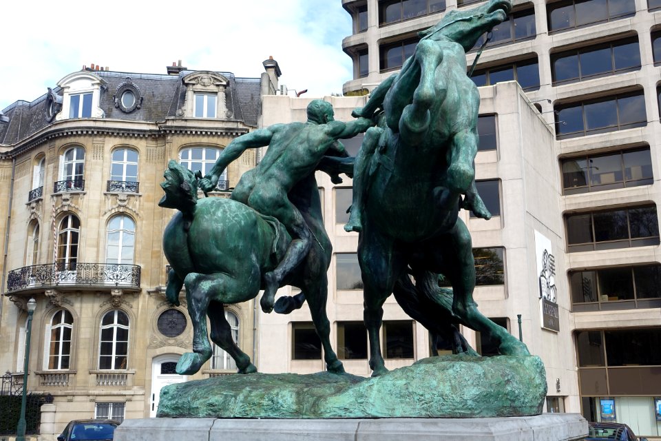 La Lutte équestre by Jacques de Lalaing - Brussels, Belgium - DSC06584