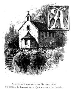 Le Lyon de nos pères, Vingtrinier et Drevet, 1901, page 022, dessin de Joannès Drevet, ancienne chapelle de Saint-Roch