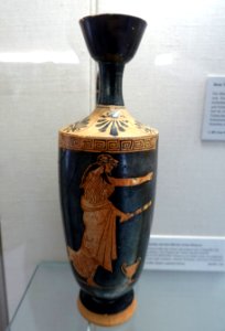 Lekythos with Dionysos, Bowdoin Painter, Athens, 460-450 BC, H 4906 - Martin von Wagner Museum - Würzburg, Germany - DSC05777
