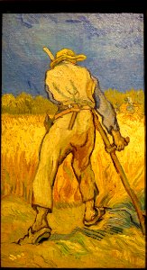 Le Moissonneur (d'apres Millet), Vincent van Gogh, 1889, oil on canvas - Currier Museum of Art - Manchester, NH - DSC07244