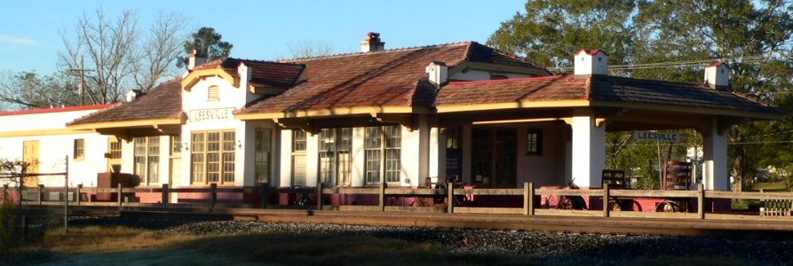 Leesville KC Southern depot from NE 1