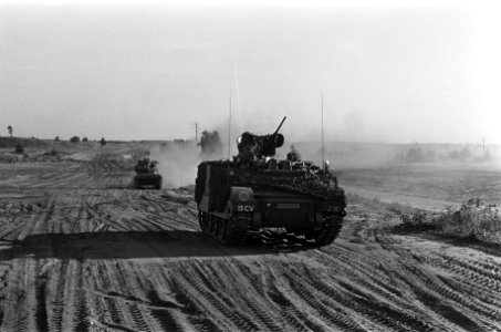 Legeroefening Big Ferro in Duitsland, tanks in aktie, Bestanddeelnr 926-6822