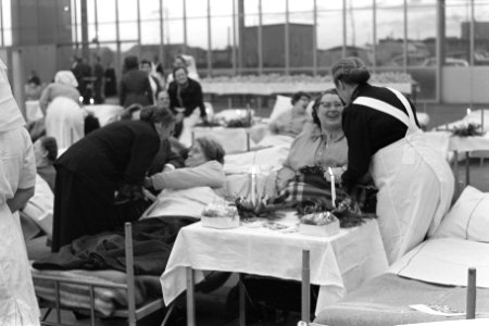 Leger des Heilskerstfeest voor 400 zieken in Nieuwe RAI, Bestanddeelnr 913-3396 photo