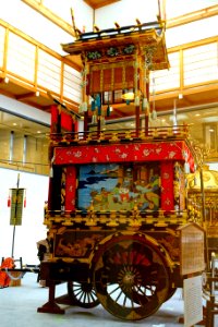 Kyuhousha, Hachiman shrine - Takayama Festival Float Exhibition Hall - Takayama, Gifu, Japan - DSC06535