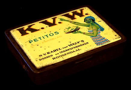 KVW Petitos cigaren blikje ,foto3