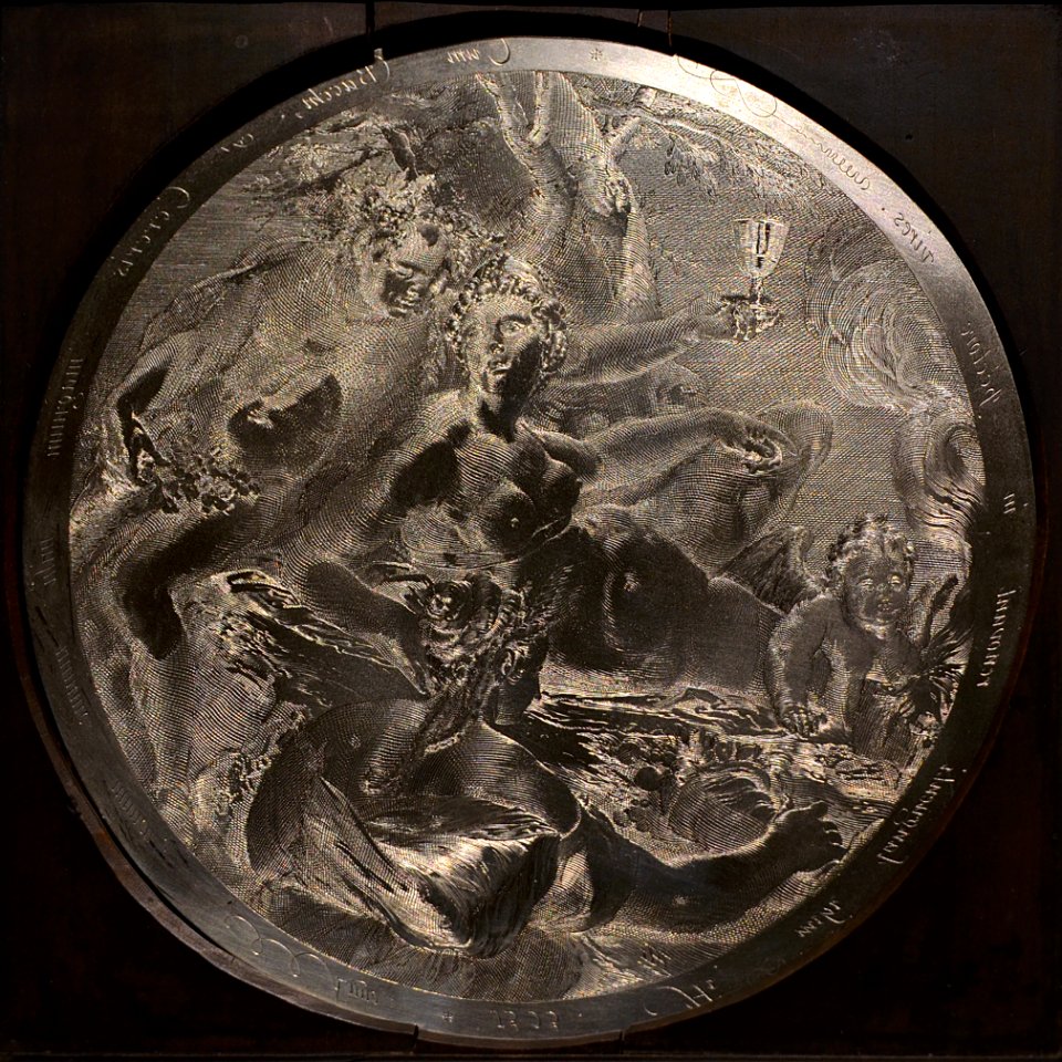 Kunsthistorisches Museum 09 04 2013 Printing plate Hendrick Goltzius