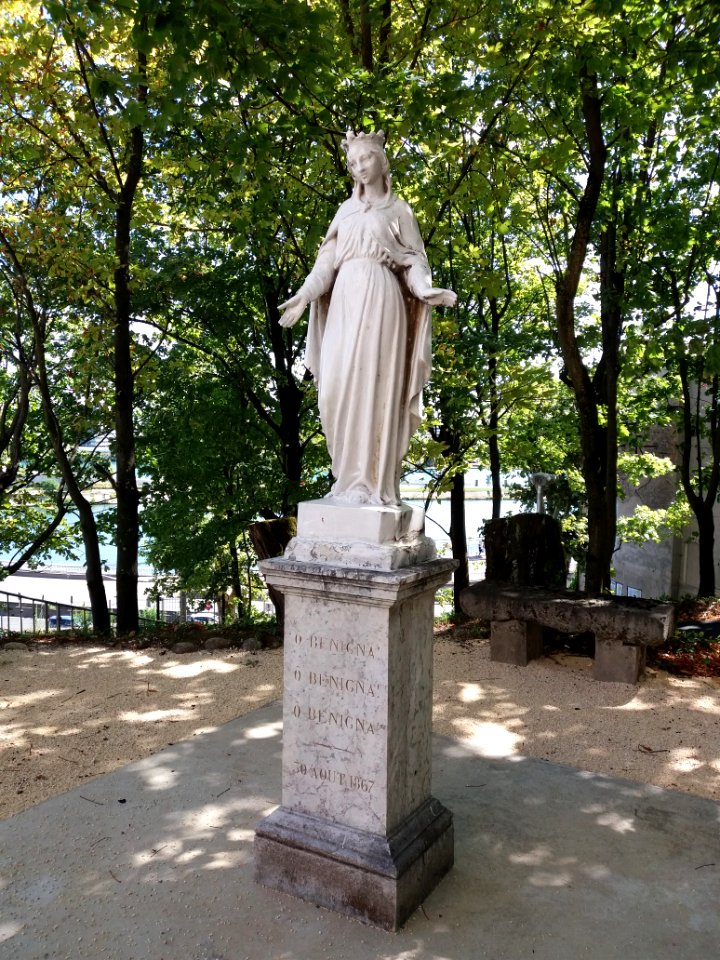 La Mulatière - Quai Jean-Jacques Rousseau - Numéro 40 - Le Belvédère - Vierge Ô Benigna - 30 août 1867
