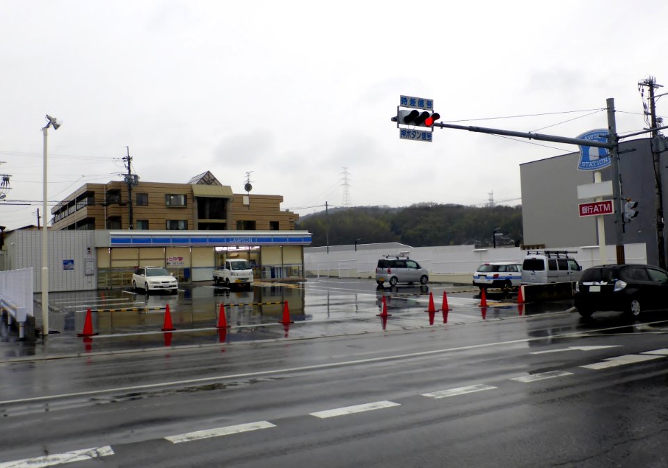 LAWSON Gakken Kita-Ikoma Station store under construction 20140320