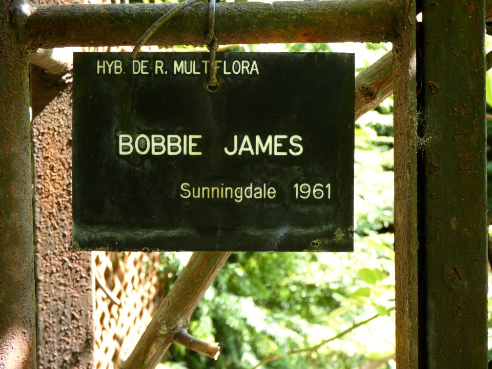 La Mulatière - Jardin de La Bonne Maison - Étiquette Bobbie James