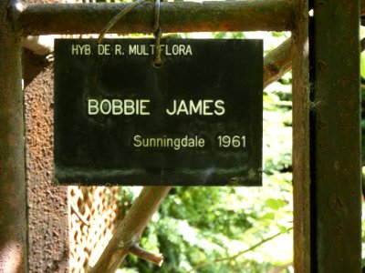 La Mulatière - Jardin de La Bonne Maison - Étiquette Bobbie James