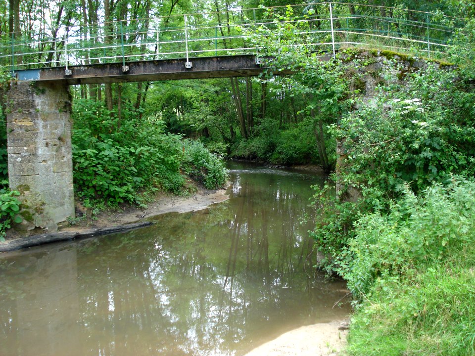 La Teysonne à Teysonne, passerelle