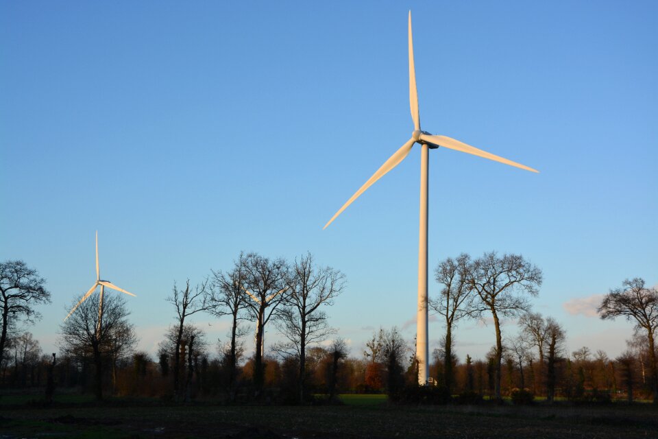 Site electricity produced with the wind energy