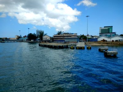 Labuan Ferry Terminal from the water
