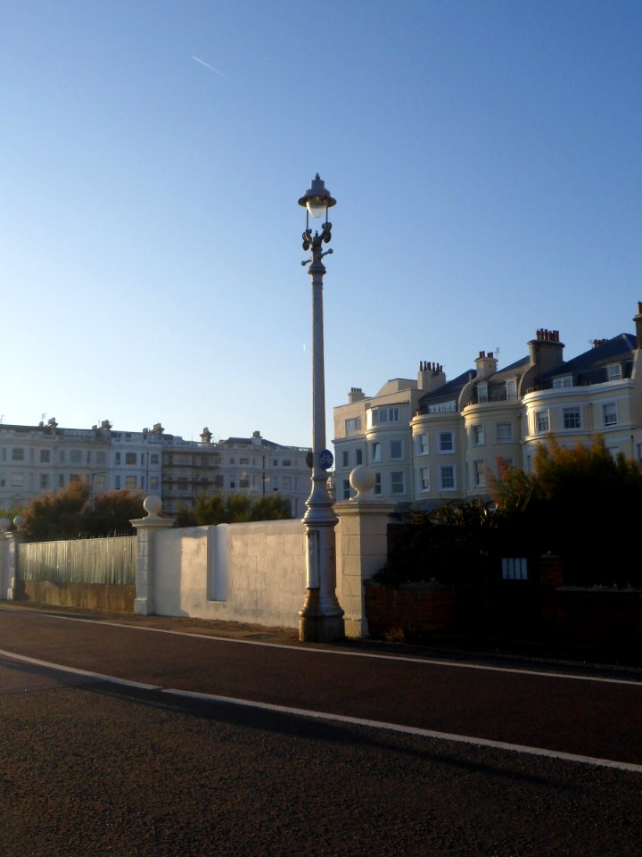 Lamp-post at King's Esplanade, Hove (September 2013)
