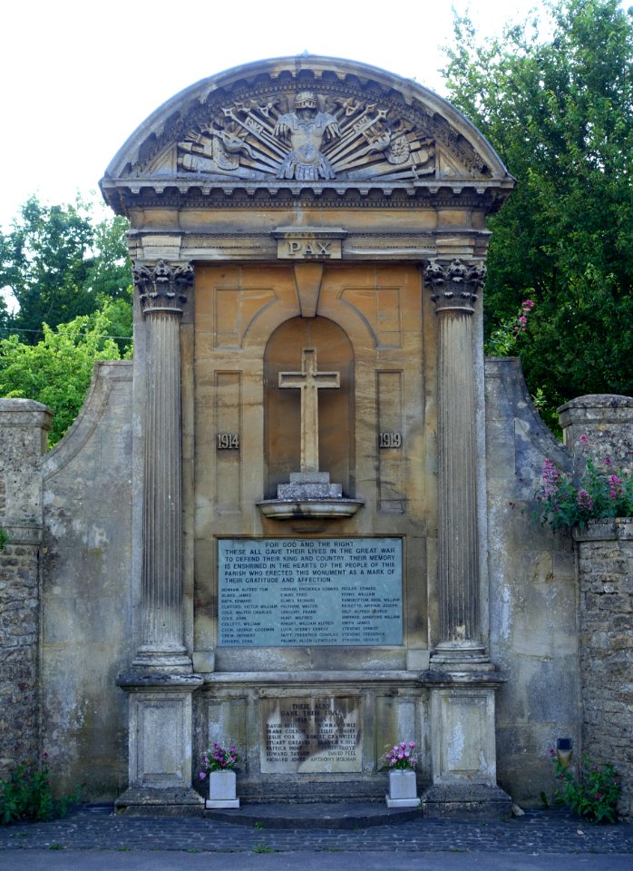 Lacock War Memorial - Lacock, Wiltshire, England - DSC01102