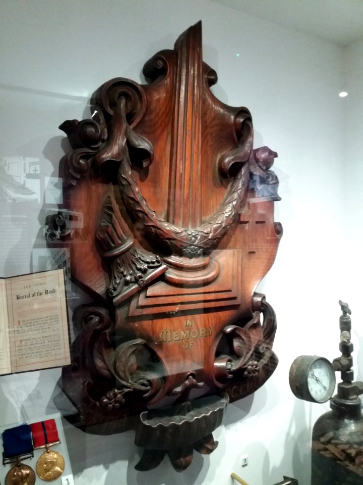 London - City of London Police Museum, memorial plaque, 1911