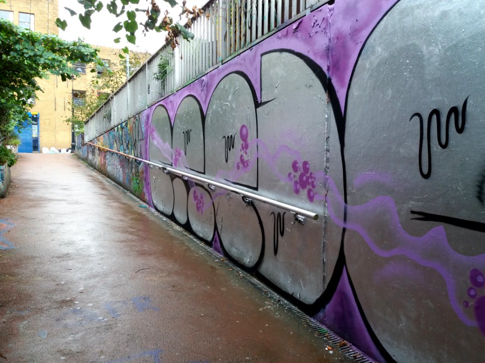 London - Leake Street, way out to Lower Marsh