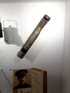 London - City of London Police Museum, incendiary device, 1940