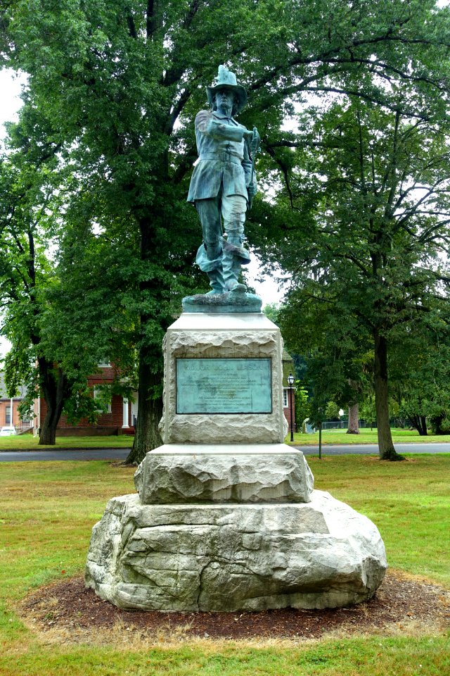 Major John Mason by James C. G. Hamilton, dedicated 1889 - Palisado Green - Windsor, Connecticut - DSC04396