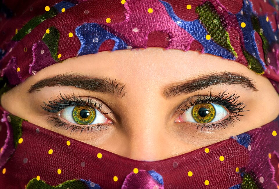 Beautiful scarf traditional