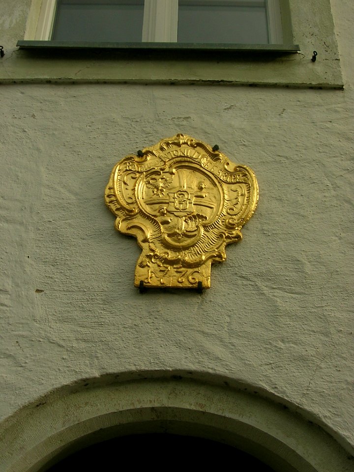 Luitpoldstr 4 Eichstätt -Wappen Umbau 1776