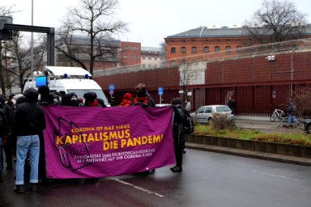 Lockdown Capitalism demonstration Berlin 2021-01-23 08
