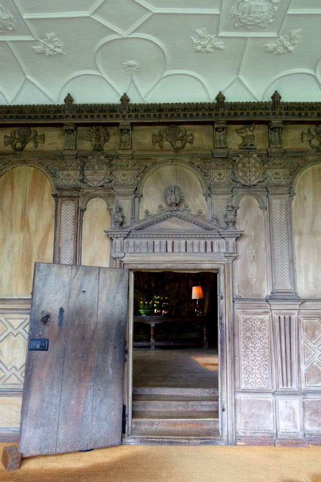 Long Gallery detail, Haddon Hall - Bakewell, Derbyshire, England - DSC02788