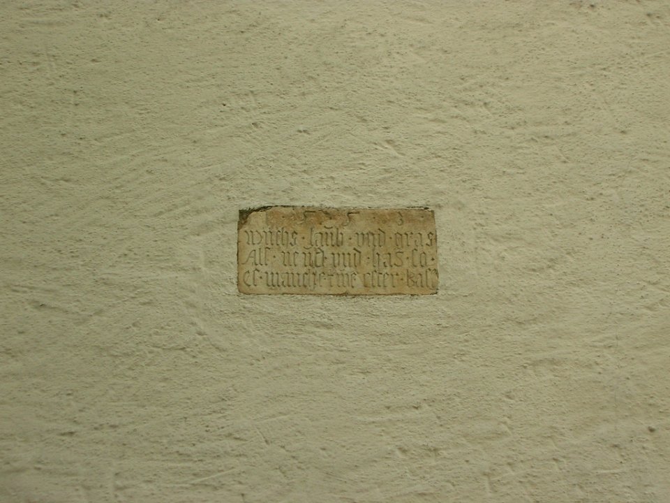 Luitpoldstr 4 Eichstätt -Bauinschrift 1553