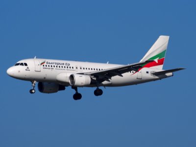 LZ-FBB Bulgaria Air Airbus A319-112, landing at Schiphol (AMS - EHAM), Netherlands, pic3 photo