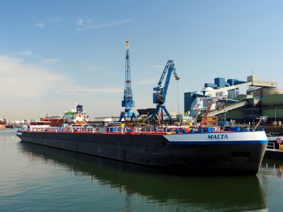 Malta (ship, 2013) ENI 02335400, Port of Rotterdam