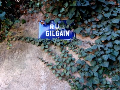 Lyon 9e - Rue Gilgain, plaque