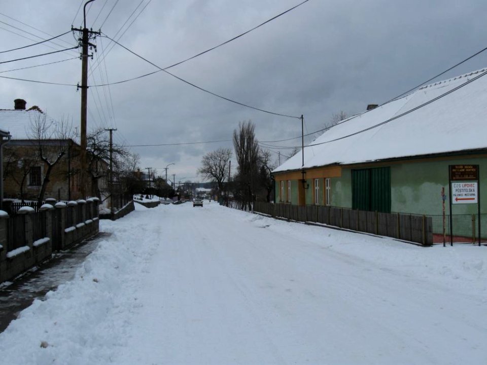 Lipovec - horní konec