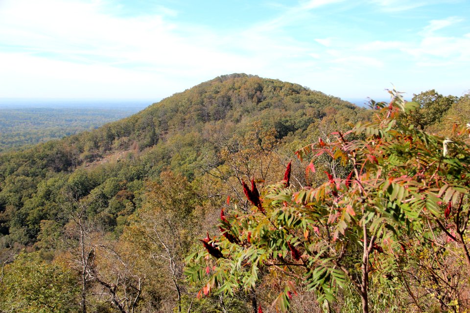 Little Kennesaw Mountain from Kennesaw Mountain, Oct 2017 1