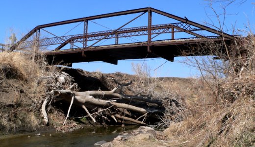 Little Nemaha G Rd bridge from DS 1