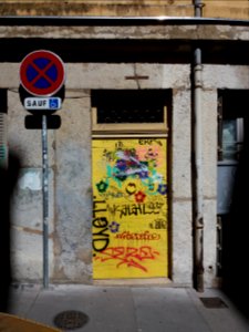 Lyon 1er - Rue Pouteau - Porte au numéro 3