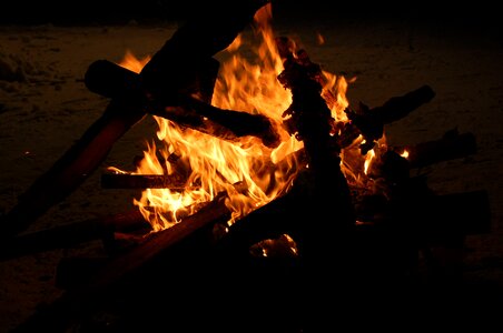 Heat joy fire campfire