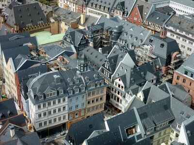 Historic old town skyscraper skyscrapers
