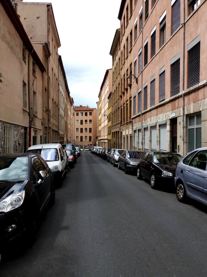 Lyon 1er - Rue du Bon Pasteur, côté ouest, depuis la rue Masson